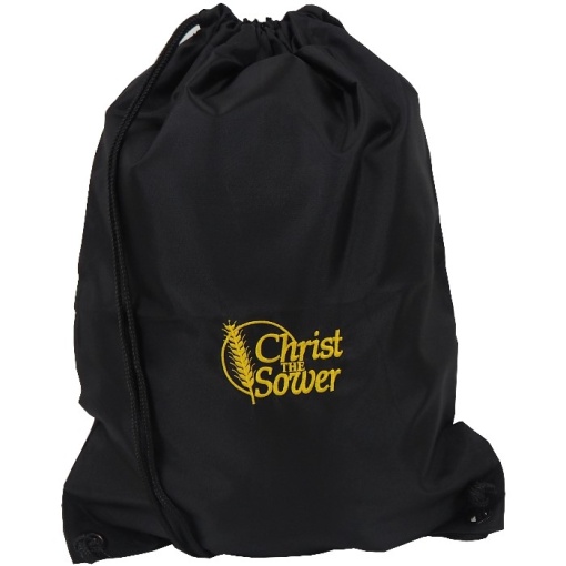 Christ The Sower School Draw String Bag, Christ The Sower