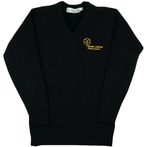 Great Linford Primary Year 6 V-neck Jumper, Great Linford Primary