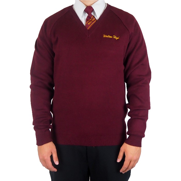 Walton High V-Neck Jumper - Maisies Schoolwear