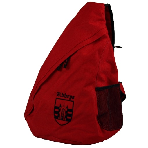 Abbeys Primary Red Mono Strap Bag, Abbeys Primary