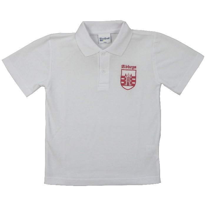 Abbeys Primary White Polo Shirt - Maisies Schoolwear