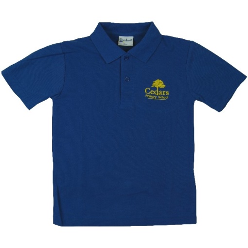 Cedars Primary P.E Polo shirt, Cedars Primary