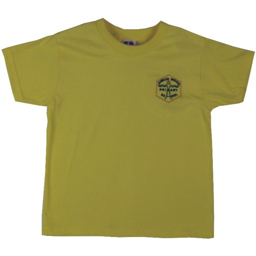 Jubilee Wood Primary P.E T-shirt Yellow (Ash), Jubilee Wood Primary