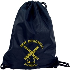 New Bradwell School Draw String Bag, New Bradwell School