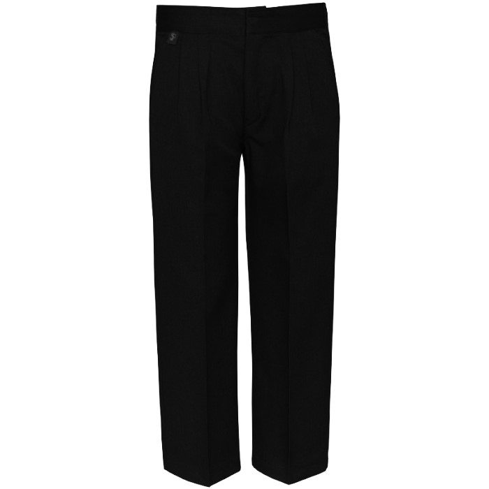 Standard Fit Elastic Back Trouser Black - Maisies Schoolwear