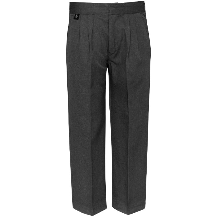 Standard Fit Elastic Back Trouser Grey - Maisies Schoolwear