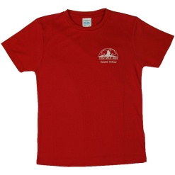 Two Mile House Colour Tee Red, Two Mile Ash School