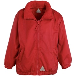 Reversible Fleece Jacket Red, Coats & Jackets