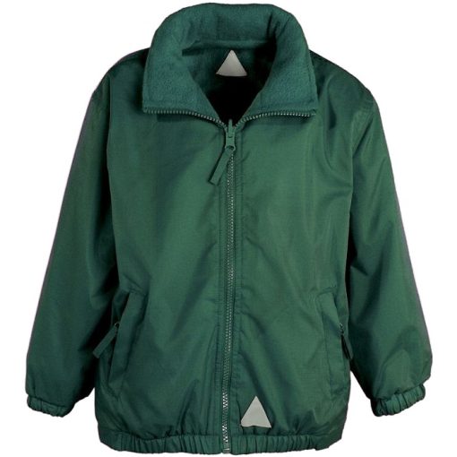 Bottle Green Reversible Fleece Jacket, Coats & Jackets