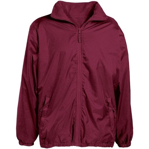 Burgundy Reversible Fleece Jacket, Coats & Jackets