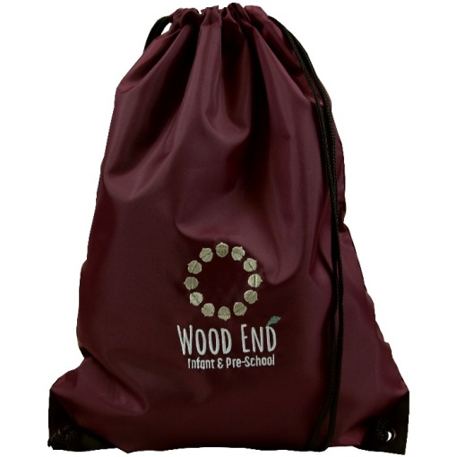 Wood End Infant & Pre School Draw String Bag, Wood End Infant & Pre School