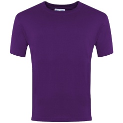 Plain Cotton T-Shirt Purple, T-Shirts