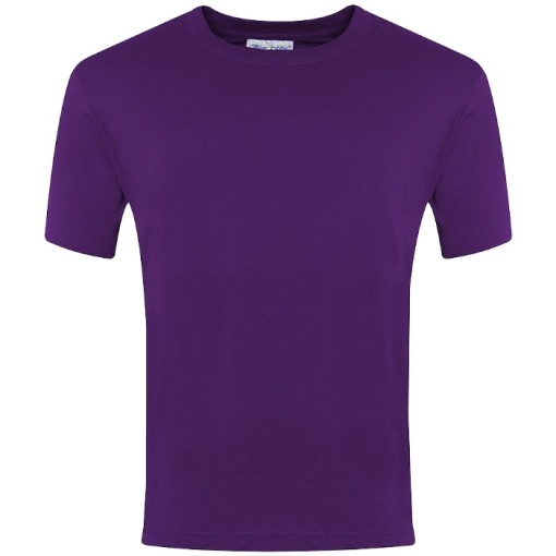 Plain Cotton T-Shirt Purple, T-Shirts