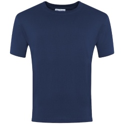 Plain Cotton T-Shirt Navy, T-Shirts