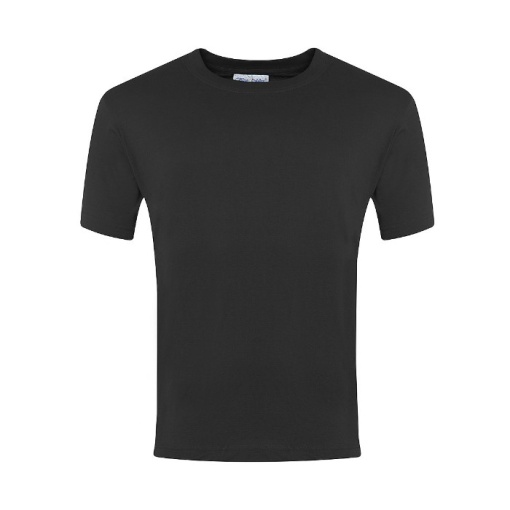 Plain Cotton T-Shirt Black, T-Shirts