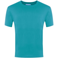 Plain Cotton T-Shirt Jade, T-Shirts