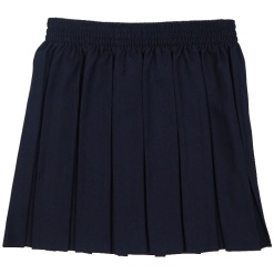 Box Pleat Navy Skirt, Bushfield, New Bradwell School, Priory Common First School, Russell Street School, Girls Trousers & Skirts