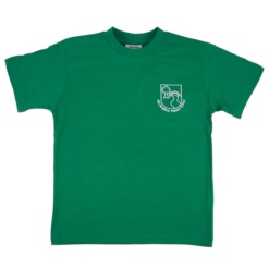 Old Stratford Primary P.E T-shirt Emerald Green, Old Stratford Primary