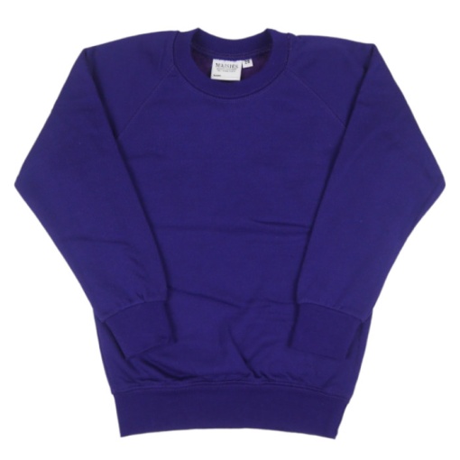 Maisies Crew Neck Sweatshirt Purple, Cardigans & Jumpers