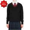 Long Sleeve Jumper with Red Trim, Cardigans & Jumpers