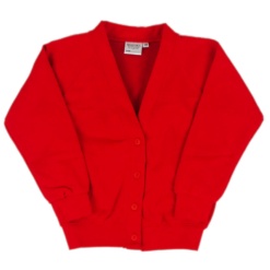 Maisies Cardigan Red Flame, Cardigans & Jumpers
