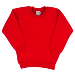 Maisies Crew Neck Sweatshirt Red Flame, Cardigans & Jumpers
