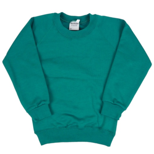 Maisies Crew Neck Sweatshirt Jade, Cardigans & Jumpers