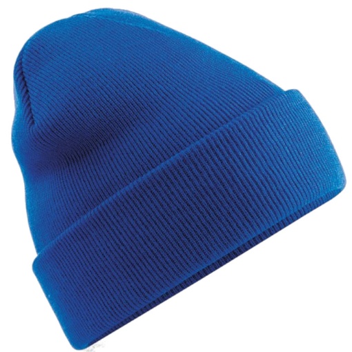 Cuffed Beanie Hat Royal, Headwear