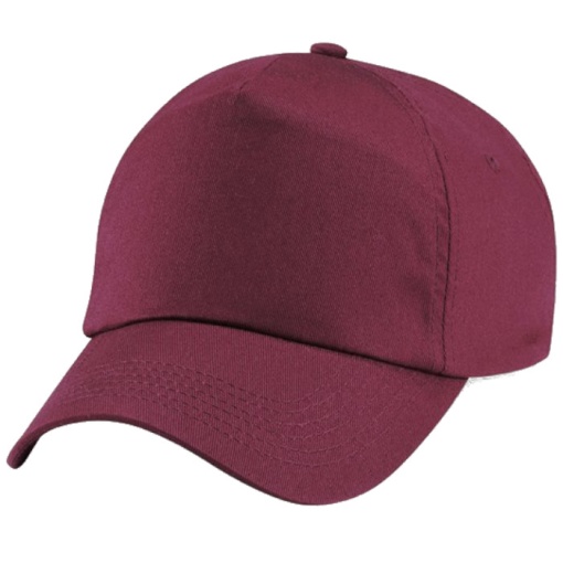 Childrens Peak Cap Burgundy, Headwear