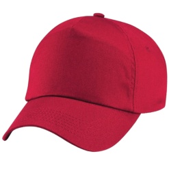 Childrens Peak Cap Red, Headwear