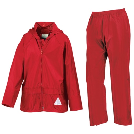 Plain Waterproof Suit Red, Waterproofs