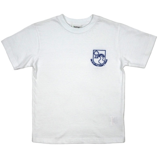 Old Stratford Primary P.E T-shirt White, Old Stratford Primary