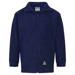 Navy Fleece Jacket, Stantonbury School, Oakgrove Secondary, Coats & Jackets