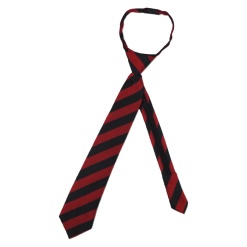 Lord Grey Zipper Tie Red, Lord Grey Academy