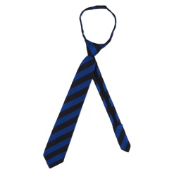 Lord Grey Zipper Tie Royal Blue, Lord Grey Academy