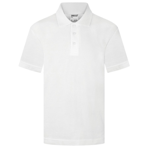 Plain Polo Shirt White, Polo Shirts