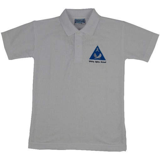 White Spire School Polo Shirt, White Spire School