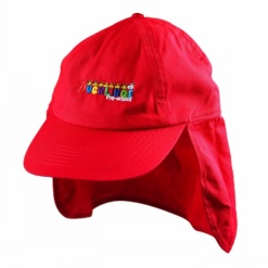 Ducklings Pre School Child's Legionnaires Hat Red