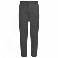 S.O Full Elastic Pull Up Trousers Grey