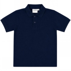 Childrens Navy Polo Shirt