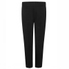 S.O Half Elastic Pull-Up Trousers Black