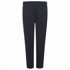 S.O Half Elastic Pull-Up Trousers Navy
