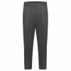 S.O Half Elastic Pull-Up Trousers Grey