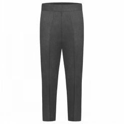 S.O Half Elastic Pull-Up Trousers Grey