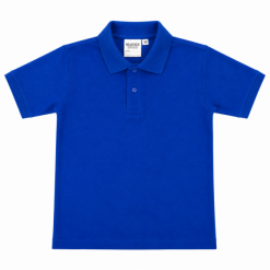Childrens Royal Blue Polo Shirt