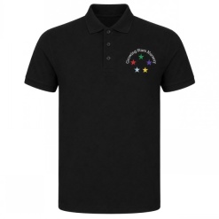 Growing Stars Nursery Polo Adult's Black