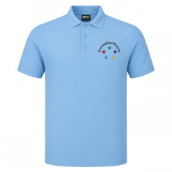 Growing Stars Nursery Polo Adult's Sky Blue