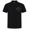 Growing Stars Black Polo    Adult's with pre-school logo
